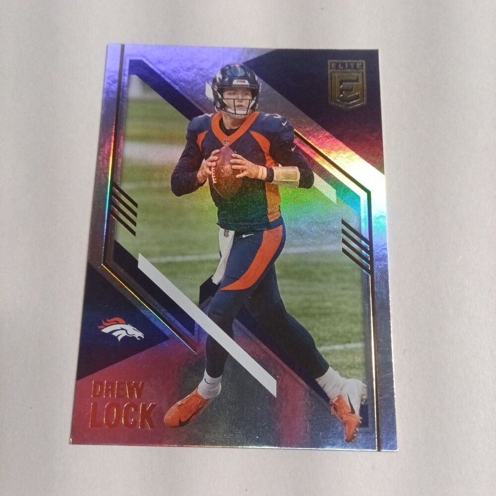 2021 Panini Donruss Elite #67 Drew Lock Denver Broncos Base Card